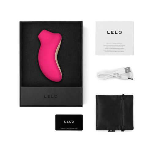 LELO LELO SONA Sonic Massager Cerise, Pulsating Stimulator 2