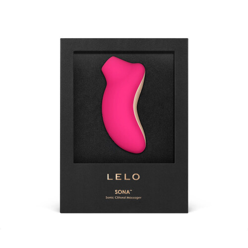 LELO LELO SONA Sonic Massager Cerise, Pulsating Stimulator 1