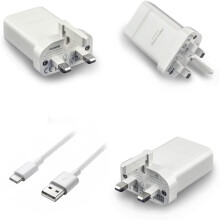 HUAWEI Mains Wall Charger Quick Charge 5V/9V 2.0A fits P9, Nexus 6P, Honor 8, P9 Plus, Honor Note 8, Honor V8 with USB Type C Data Sync Charge Cable