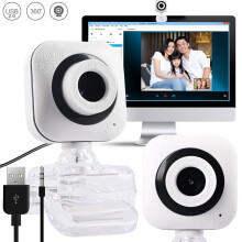 USB 2.0 HD Webcam 480P Web Cam Camera With Microphone For Laptop PC Desktop