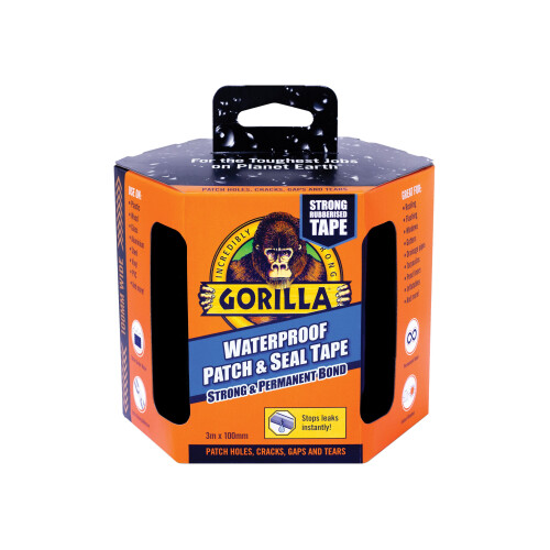 Gorilla Αδιάβροχη ταινία Patch & Seal της Gorilla Glue 101.6mm x 3.04m