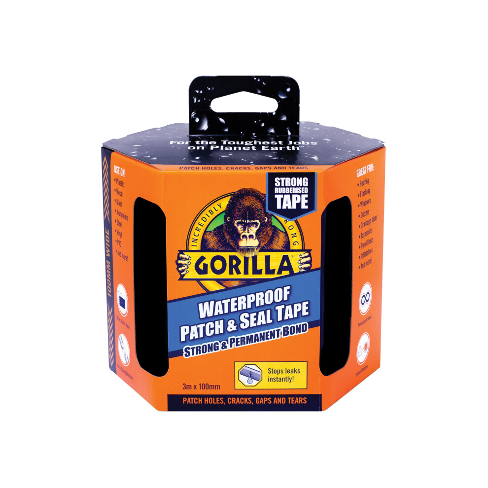 Gorilla Tape Waterproof Patch & Seal Black 3,3044721