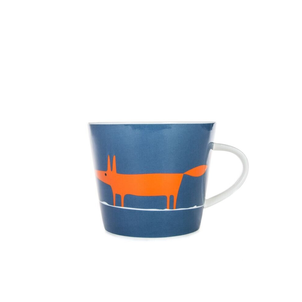 Scion Living Mug Mr Fox - Denim & Orange