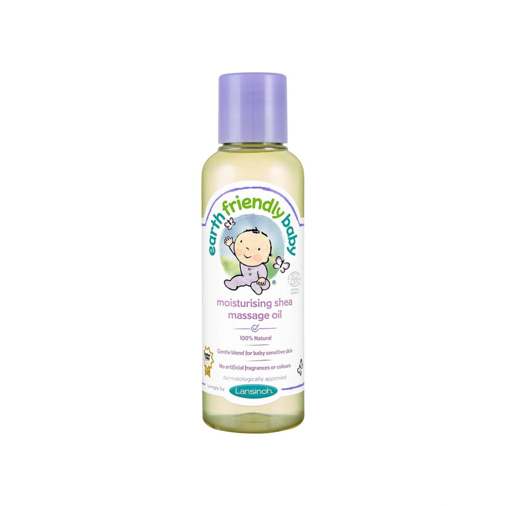 Earth Friendly Baby Moisturising Shea Massage Oil, 125ml