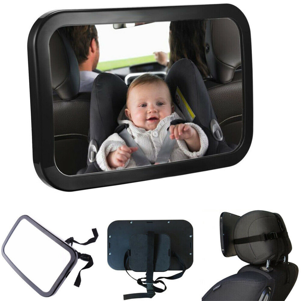 New Large Wide View Car Baby Child Inside Mirror View Rear Ward Back Safety