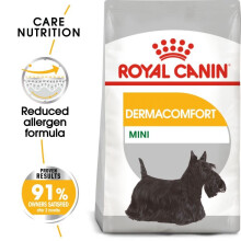 (8kg bag) Adult Dry Dog Food Mini Breed Dermacomfort Royal Canin