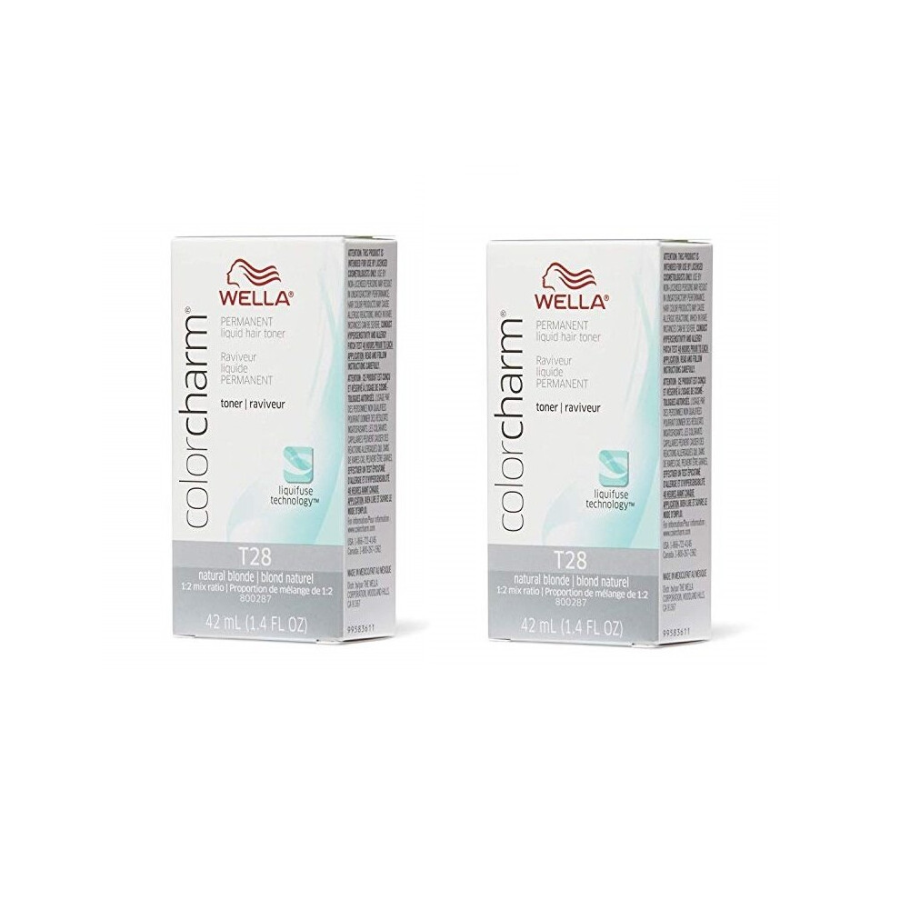 (2pk Natural Blonde) Wella Blonde Colour Charm | Permanent Liquid Hair Toners