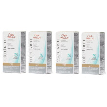 (4 pk Medium Beige) Wella Blonde Colour Charm | Permanent Liquid Hair Toners