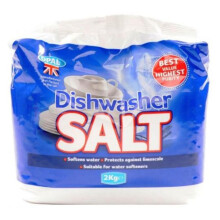 Opal Dishwasher Salt Bulk Pack- 2kg Bag│Protects Against Limescale & Watermarks
