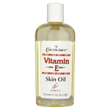 Ulei de piele cu Vitamina E de la Cococare, fără parfum, 10,000 I.U., 4 fl oz (118 ml)