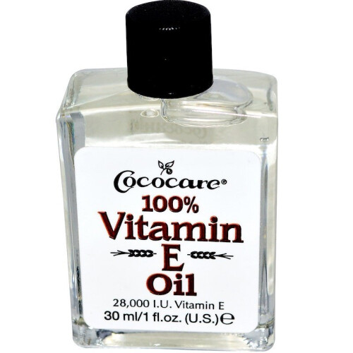 Olej witaminy E, 100%, Cococare, 1 fl oz (30 ml)