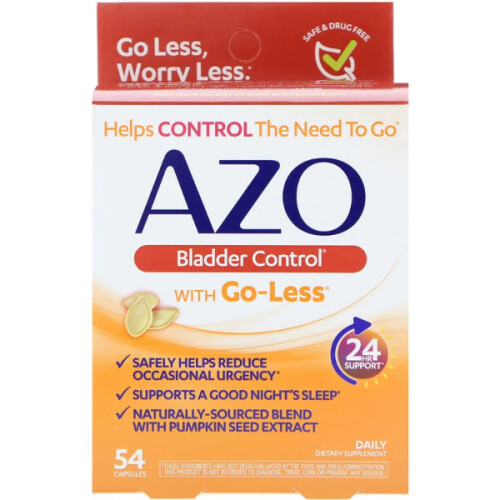 Azo, Bladder Control with Go-Less, 54 Capsules 1