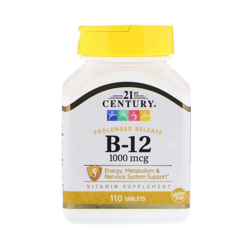 21St Century , B-12, Prolonged Release, 1,000 Mcg, 110 Tablets