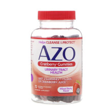 Azo, Czerwone Borówki w Formie Gum, Berrylicious, 72 Gummis