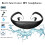 waterproof swimming mp3 player 8GB headphone 8