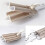 KEMEI Professional Triple Jumbo Barrel Curling Iron Ceramic 2