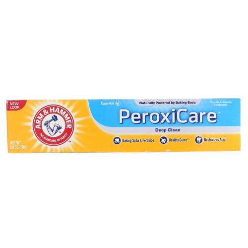 Arm & Hammer, PeroxiCare, Deep Clean Toothpaste, Fresh Mint, 170g 1