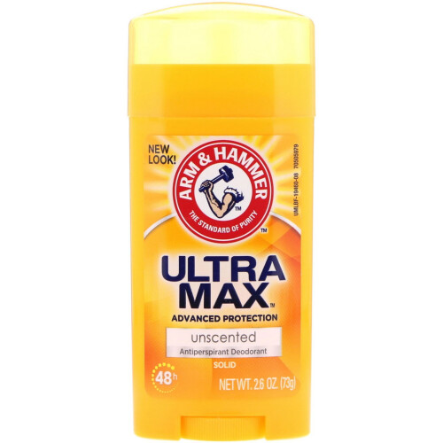 Arm & Hammer, UltraMax, Στερεό Αντιπυρετικό-Απωθητικό Δερματικό, Ασυνέχωρο, 2.6 oz (73 g)