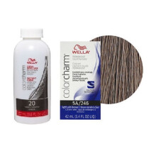 (5A + Developer (Vol. 20) 3.6oz) Wella Color Charm Permanent Liquid Color | Wella Permanent Hair Dye