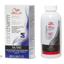 (9A+ Developer (Vol. 20) 3.6oz) Wella Color Charm Permanent Liquid Color | Wella Permanent Hair Dye