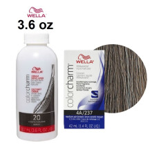 (4A + Developer (Vol. 20) 3.6oz) Wella Color Charm Permanent Liquid Color | Wella Permanent Hair Dye