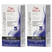 (2Pk 8A Light Ash Blonde ) Wella Color Charm Permanent Liquid Color | Wella Permanent Hair Dye