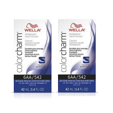 (2Pk 6AA Dark Blonde Intense Ash ) Wella Color Charm Permanent Liquid Color | Wella Permanent Hair Dye