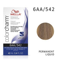 (6AA Dark Blonde Intense Ash ) Wella Color Charm Permanent Liquid Color | Wella Permanent Hair Dye