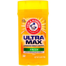 Arm & Hammer, UltraMax, Fester Antitranspirant Deodorant, Frisch, 2,6 Unzen (73 g)