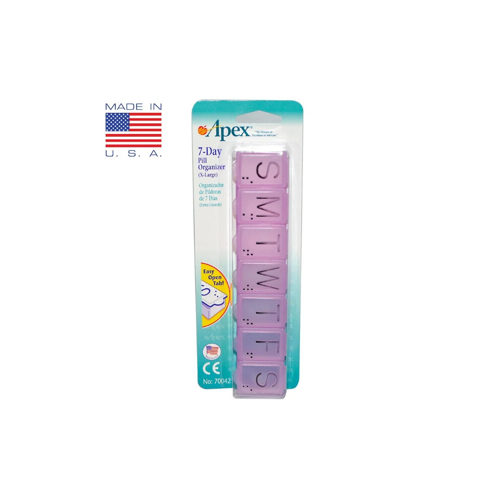 Apex , 7-Day Pill Organizer, X-Large