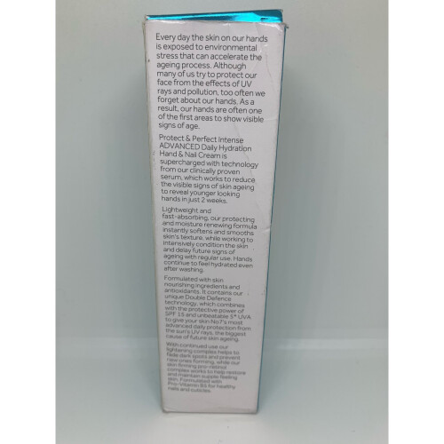 Boots No7 No7 Protect & Perfect Intense ADVANCED Daily Handcream SPF15 75ml 2