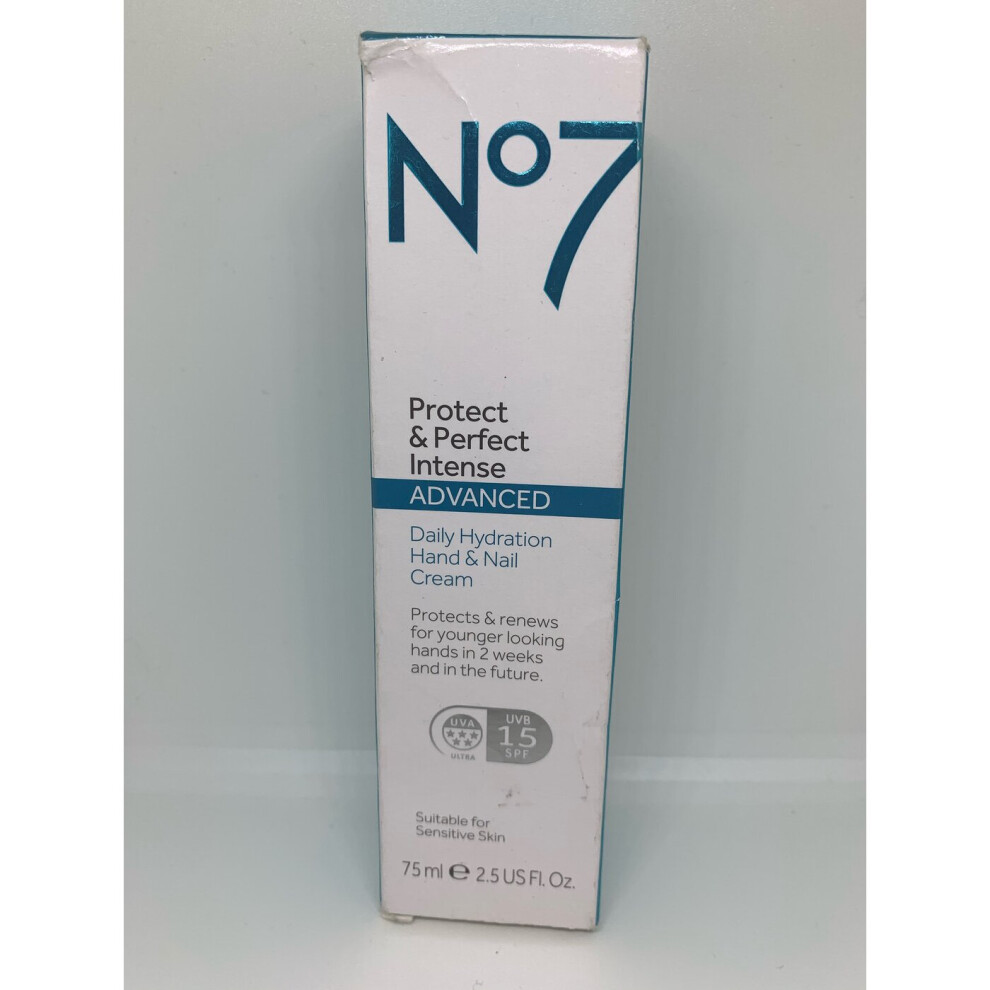 No7 Protect & Perfect Intense ADVANCED Daily Handcream SPF15 75ml