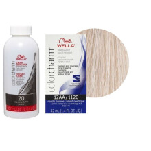 (12AA+ Developer (Vol. 20) 3.6oz) Wella Color Charm Permanent Liquid Color | Wella Permanent Hair Dye