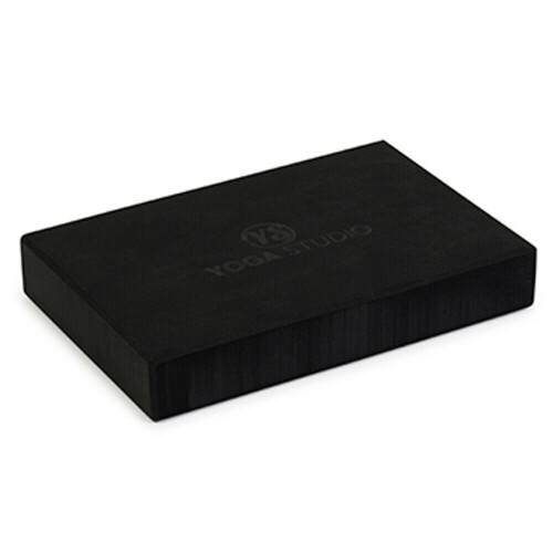 (Black) Yoga Studio EVA Yoga Block | Lightweight Exercise Prop