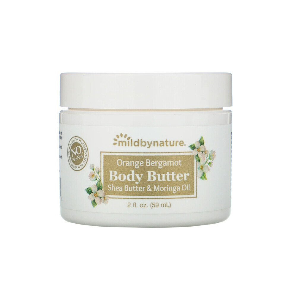 Mild By Nature Orange Bergamot Body Butter, 2 Fl Oz (59 Ml)