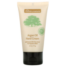 Mild By Nature, Arganöl-Handcreme mit Marulaöl & Kokosöl plus Shea-Butter, Beruhigend und unparfümiert, 2,5 oz (71 g)