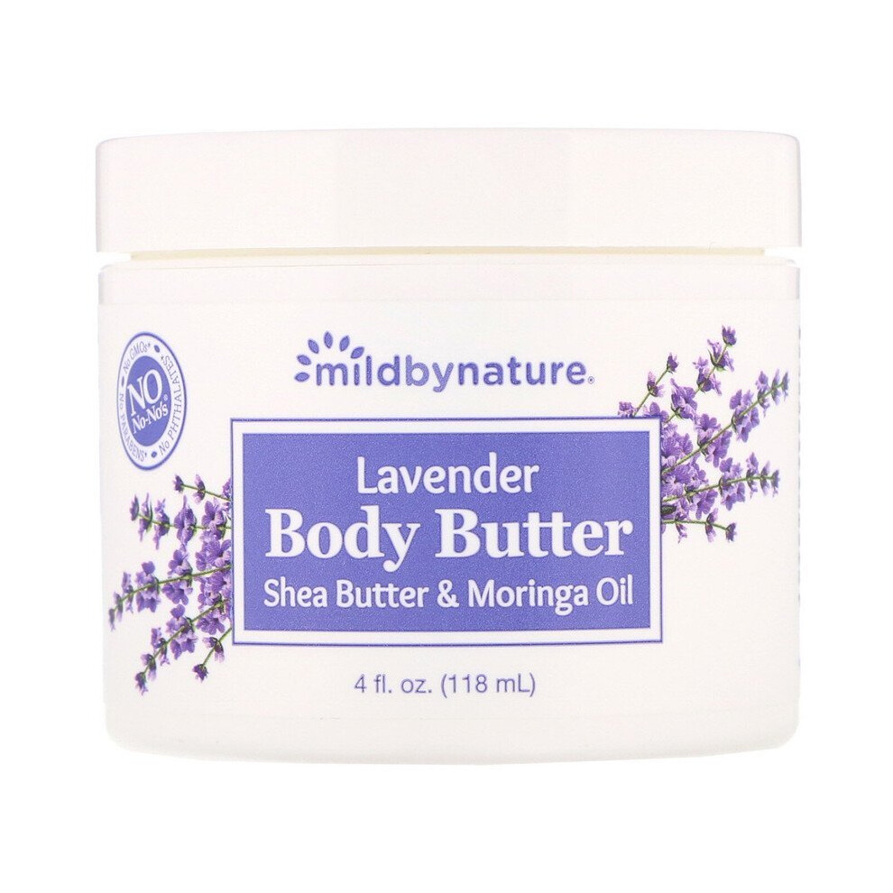 Mild By Nature Lavender Body Butter, 4 Fl Oz (118 Ml)
