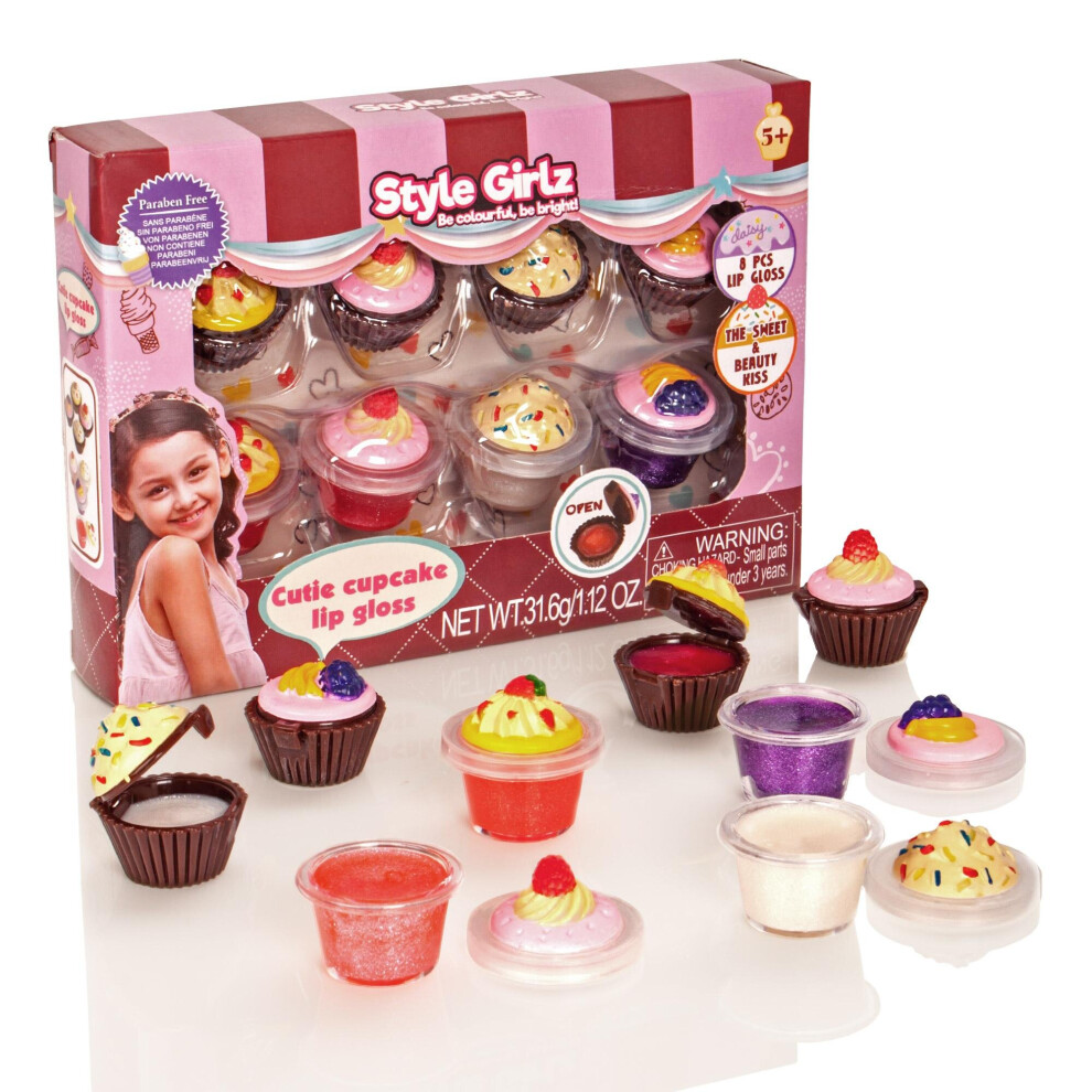 Style Girlz Cutie Cupcake Lipgloss Set