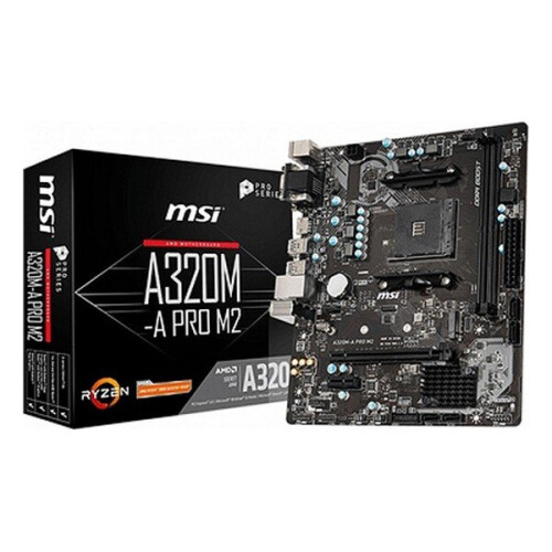 MSI Motherboard MSI A320M-A mATX DDR4 AM4