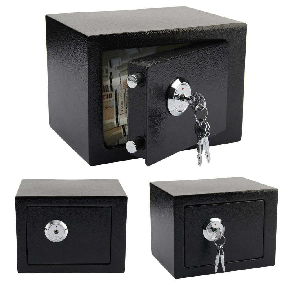 High Security Safes Key Lock Safety Strong Steel Box Home Office