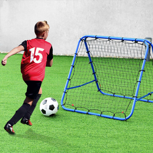 Goplus Double-sided Football Training Net Soccer Kickback Target Goal 1