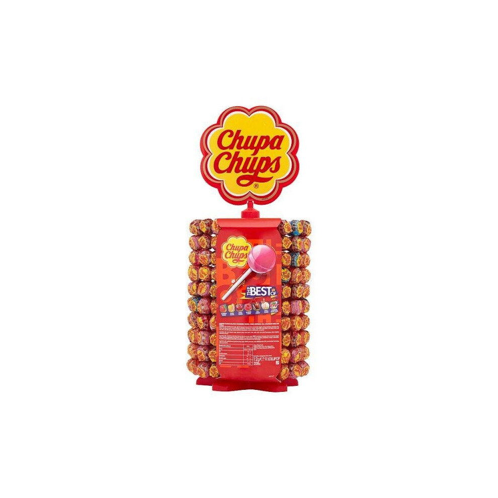 Chupa Chups Wheel Best Of Lollipops 200 X 12G