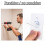700ml Automatic Sensor Soap Dispenser Sanitizer Wall Mounted Non-touch White 7