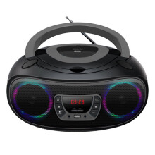 FM Denver TCL-212BT 111141300012 AUX, CD, USB, Bluetooth sfeerverlichting grijs 1 stuk(s)