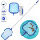 Leaf Skimmer Net & 5 Piece Pole For Spa or Swimming Pool 2