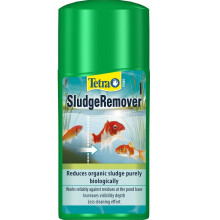 Tetra Pond Sludge Remover Liquid - Biologically reduces organic bottom sludge in garden ponds; 250ml treats 5000L