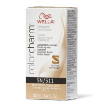 (5N Light Brown ) Wella Color Charm Permanent Liquid Haircolor