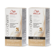 (6N – pack of 2) Wella Color Charm Permanent Liquid Haircolor