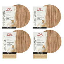 (7N – pack of 4) Wella Color Charm Permanent Liquid Haircolor