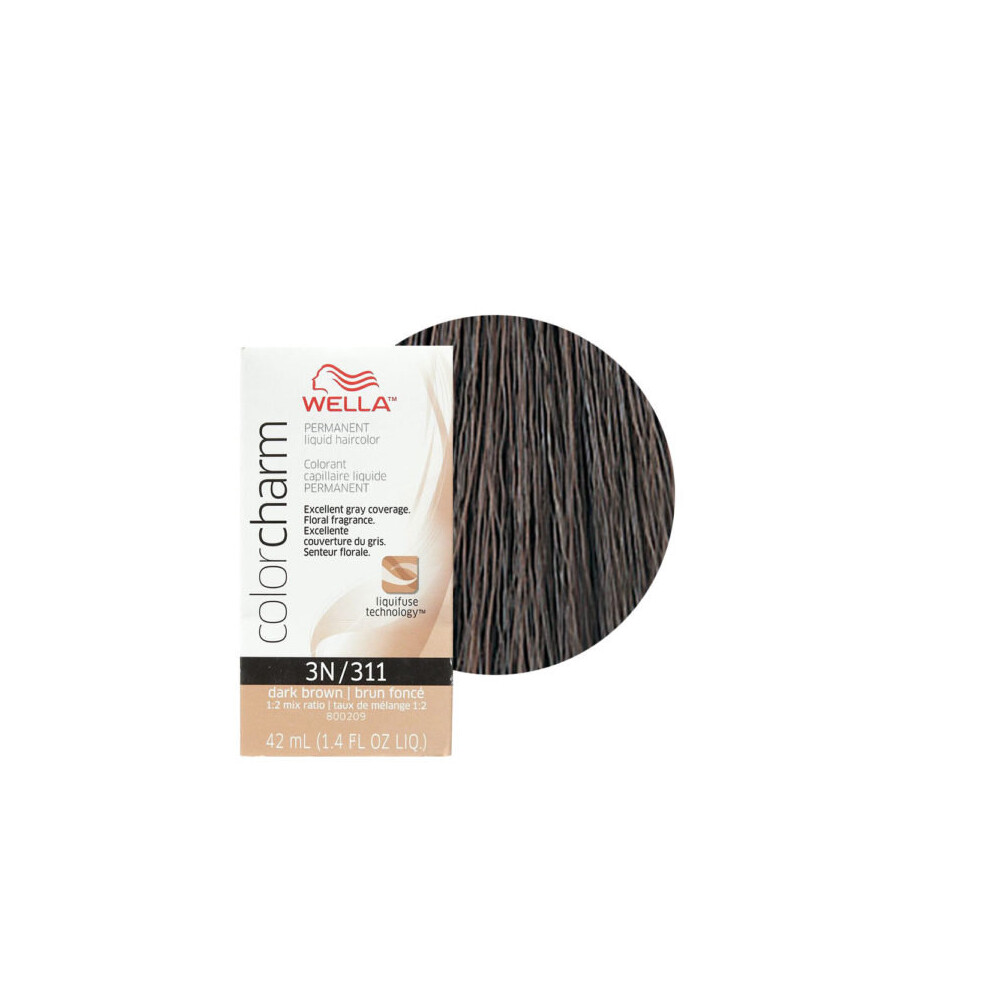 (3N Dark Brown  ) Wella Color Charm Permanent Liquid Haircolor-image-OPC-P5V5VYX-NEW